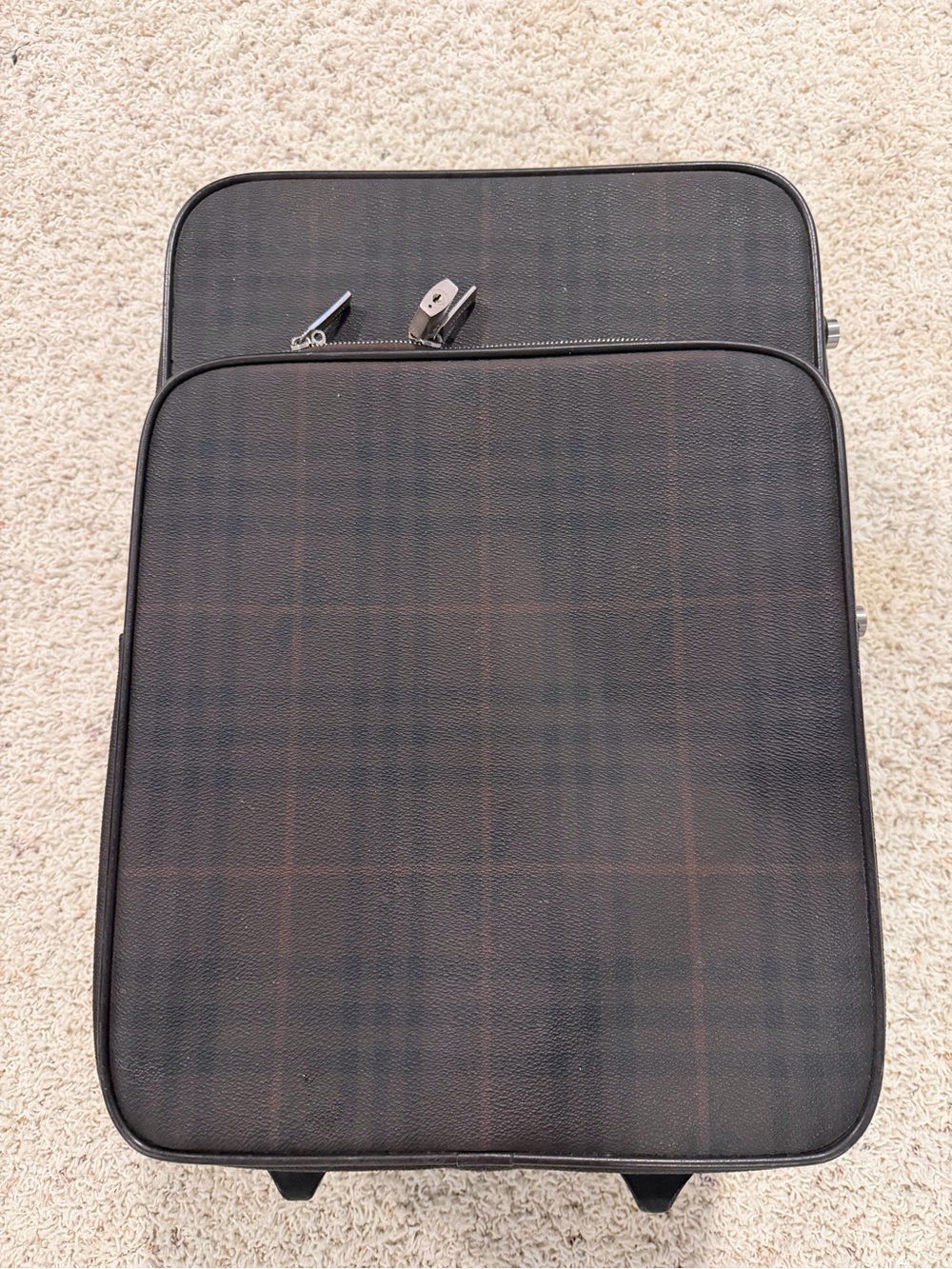Authentic Burberry London Nova Check Rolling Carry-On Suitcase
